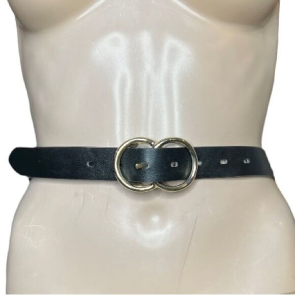 Double Hoop Black Belt S - Picture 2 of 2